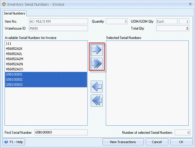 manual entry of serial number4