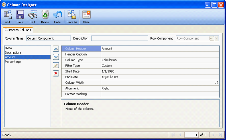Financial Report Designer > Percentage Total on FS from Report Writer